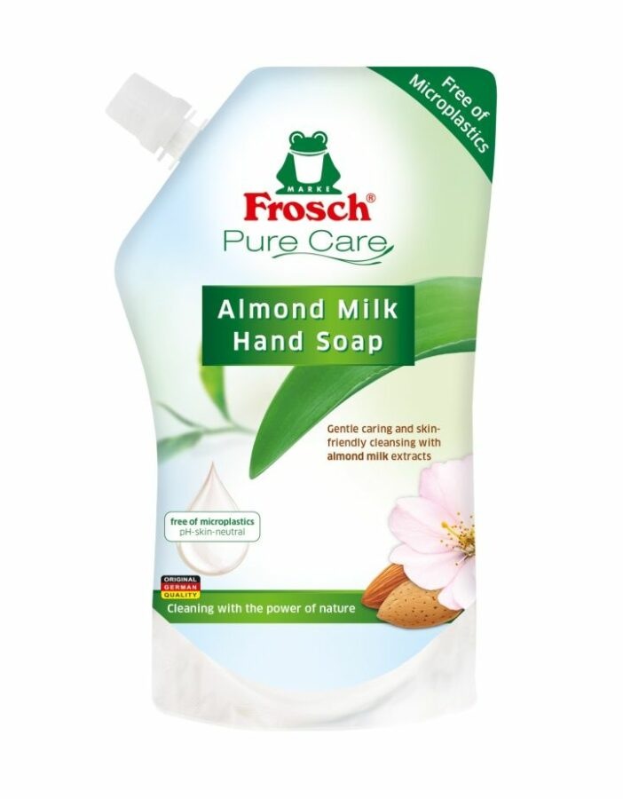 Frosch Tekuté mýdlo Mandlové mléko EKO náhradní náplň 500 ml