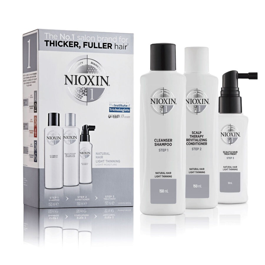 NIOXIN 3 Part System No. 1 Starter Kit 150 + 150 + 50 ml