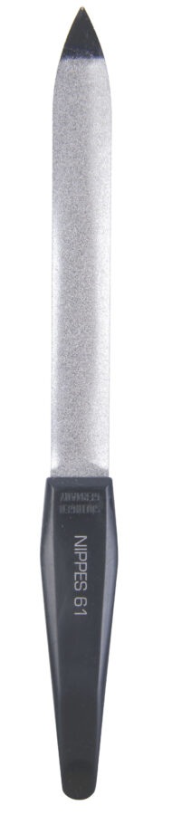 Nippes Solingen Pilník safírový špičatý chromovaný 16 cm 1 ks
