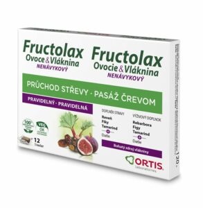 Ortis Fructolax 12 žvýkacích kostek