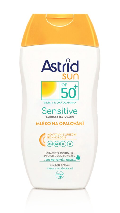 Astrid SUN SENSITIVE Mléko na opalování OF 50+ 150 ml