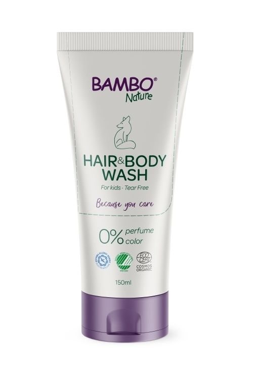 Bambo Nature Mycí gel na vlasy a tělo neparfémovaný 150 ml