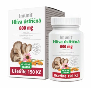 Imunit Hlíva ústřičná 800 mg s rakytníkem a echinaceou 40+20 tobolek