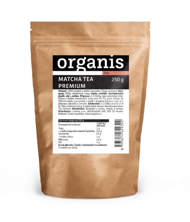 Organis Matcha Tea Premium 250 g