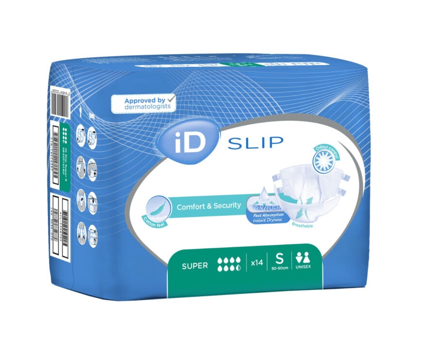 iD Slip Small Super plenkové kalhotky s lepítky 14 ks