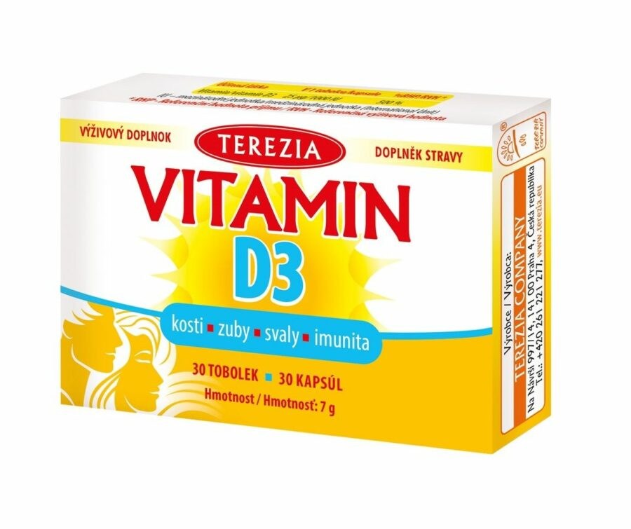 Terezia Vitamin D3 30 tobolek