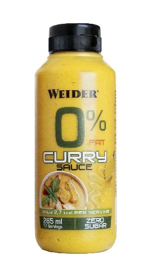 WEIDER 0 % Fat Curry omáčka dochucovadlo 265 ml