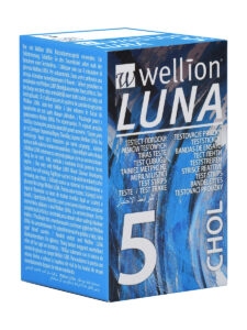 Wellion LUNA testovací proužky cholesterol 5 ks