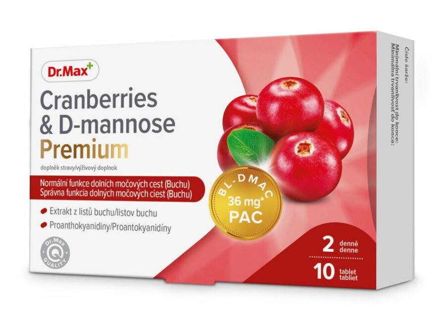 Dr.Max Cranberries & D-mannose Premium 10 tablet