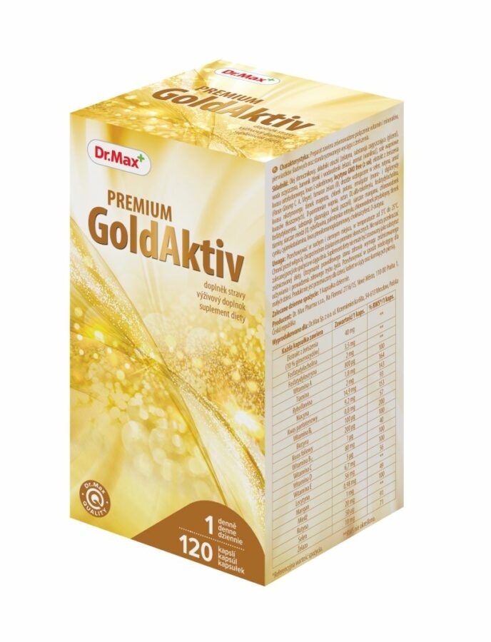 Dr.Max GoldAktiv Premium 120 kapslí