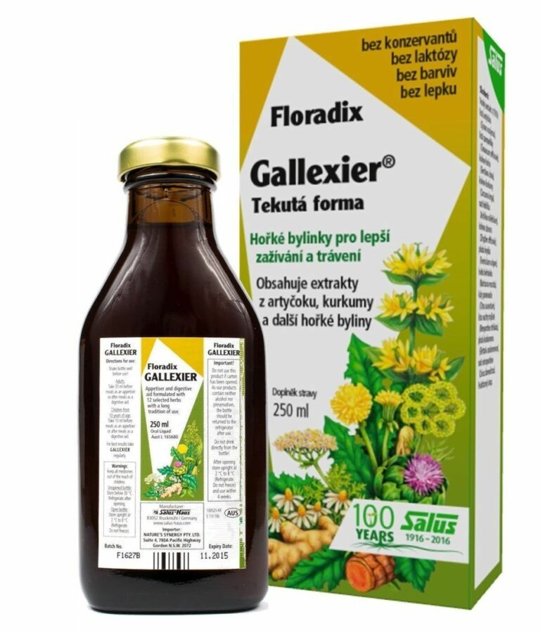 Salus Floradix Gallexier pro zažívání 250 ml