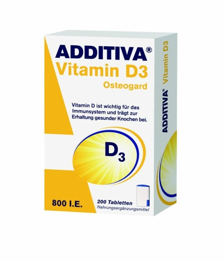 Additiva Osteogard Vitamin D3 800 I.E. 200 tablet