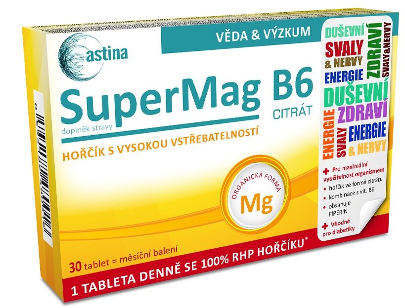 Astina SuperMag B6 30 kapslí