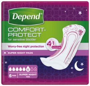 Depend Super Plus inkontinenční vložky 6 ks