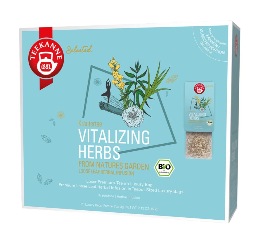 Teekanne Vitalizing Herbs Luxury Bags BIO 20x3 g