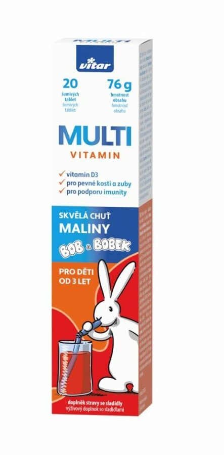 Vitar Kids Multivitamin 20 šumivých tablet
