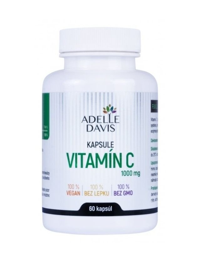 Adelle Davis Vitamín C 1000 mg 60 kapslí