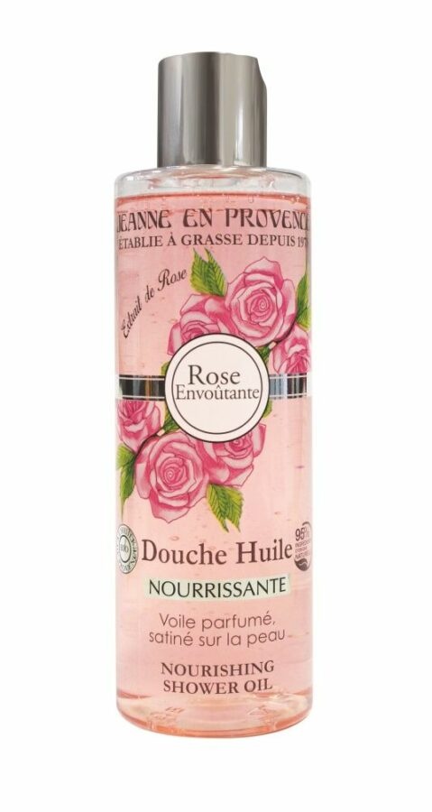 Jeanne en Provence Výživný sprchový olej Podmanivá růže 250 ml