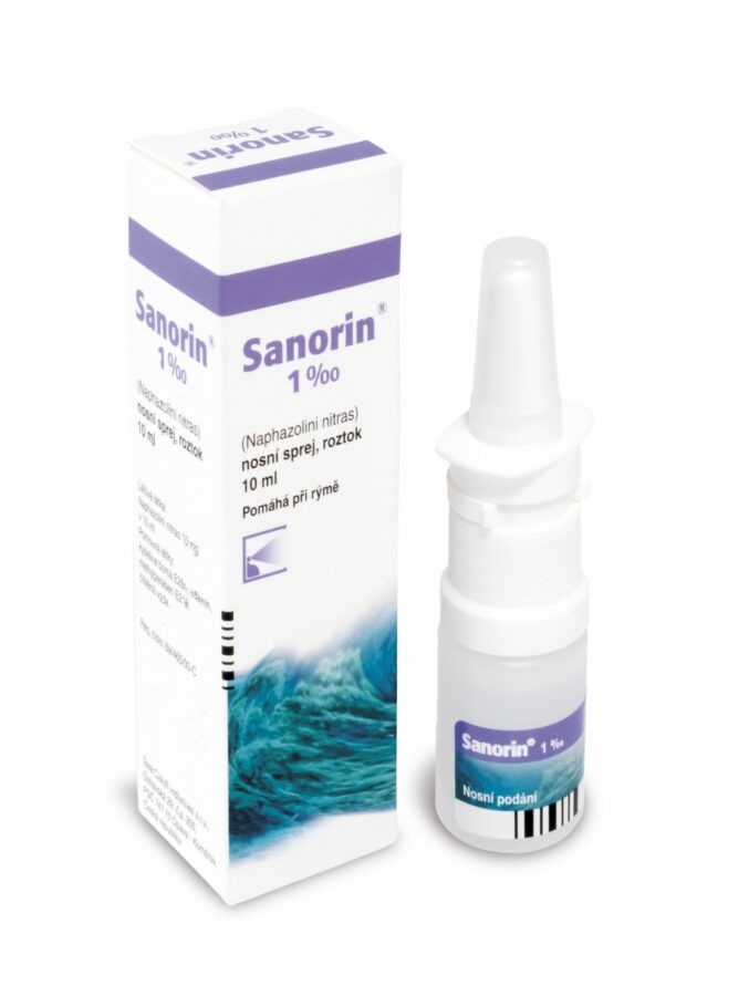 Sanorin 1‰ nosní sprej 10 ml