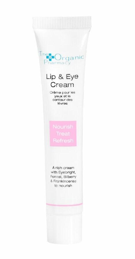 The Organic Pharmacy Lip & Eye Cream výživný krém na oči a rty 10 ml