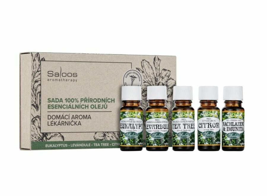 Saloos Domácí aroma lékárnička esenciální oleje 5x10 ml