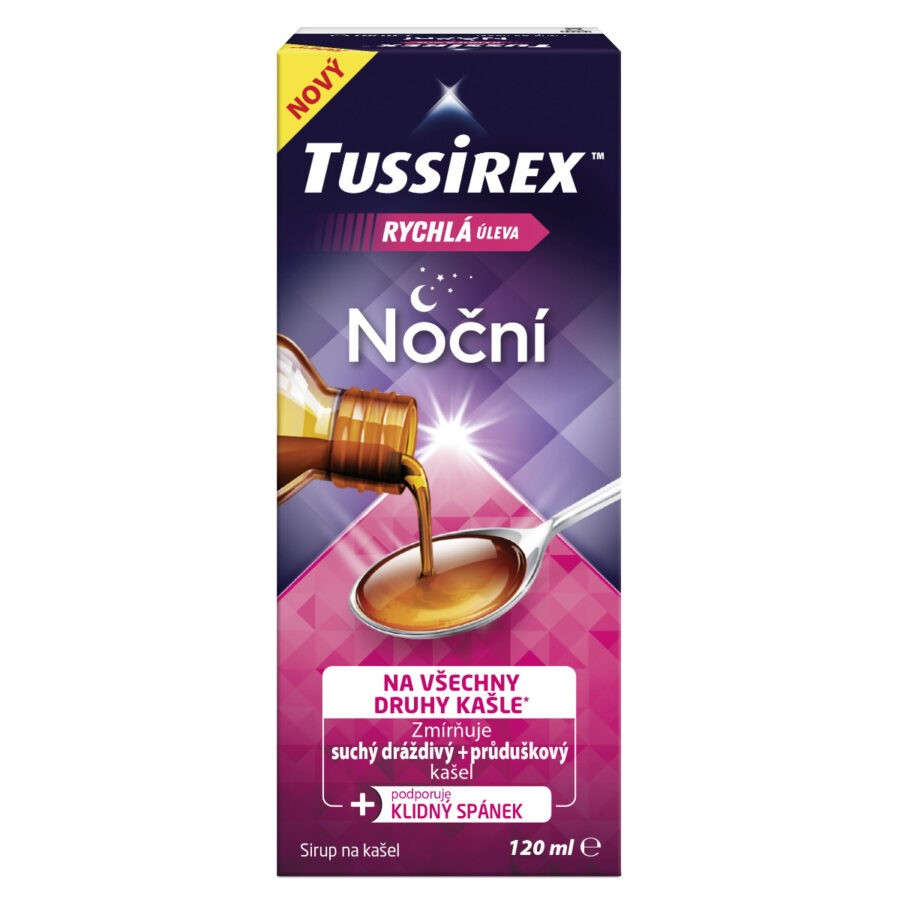 Tussirex Noční sirup 120 ml