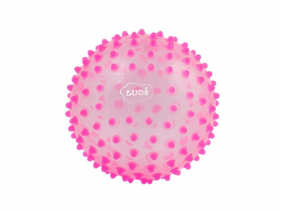 Ludi Senzorický míček 1 ks růžový