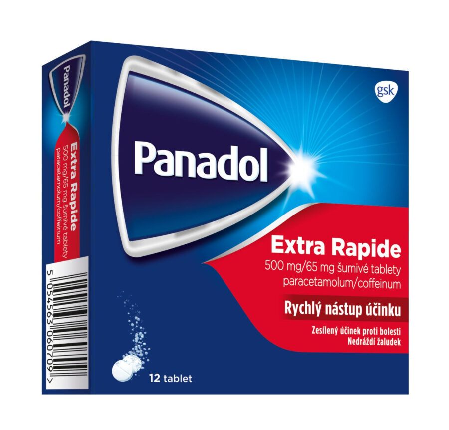 Panadol Extra Rapide 12 šumivých tablet