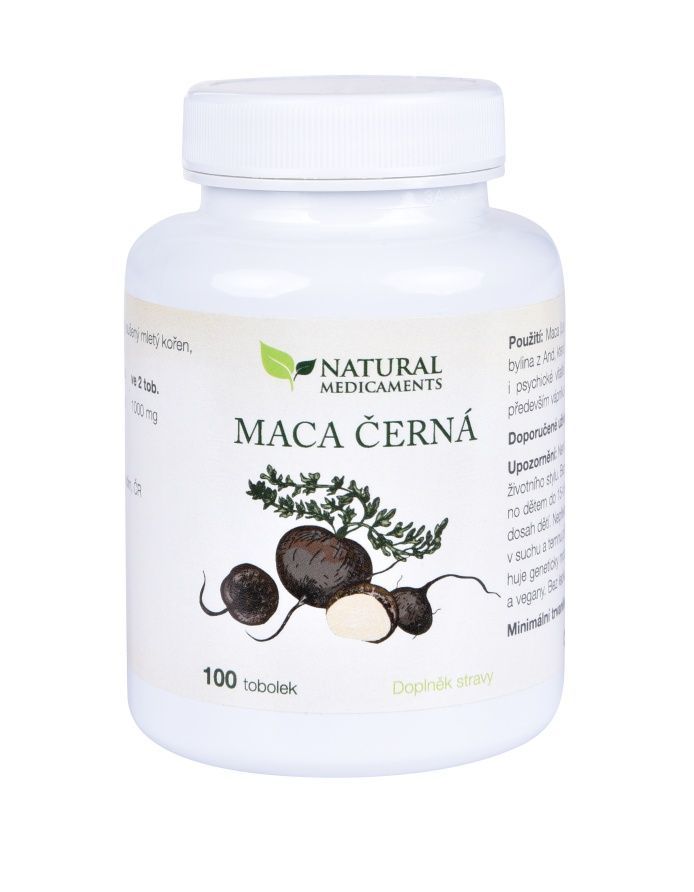 Natural Medicaments Maca černá 100 tobolek