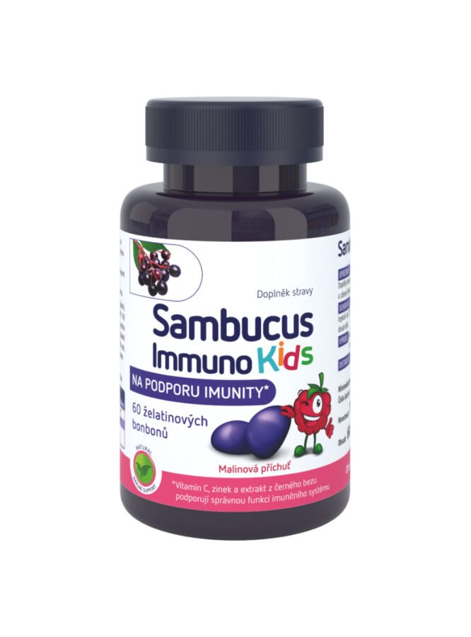 Sambucus Immuno Kids želatinové bonbony 60 ks