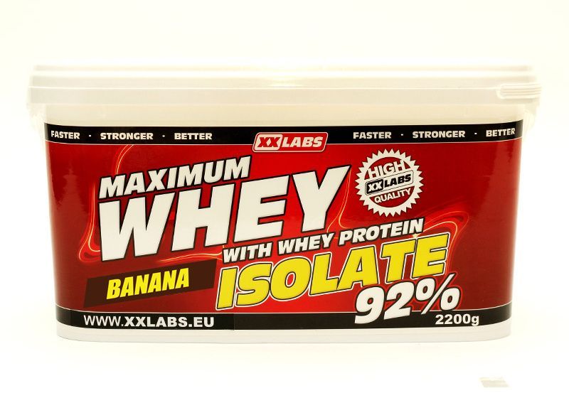 Xxlabs Maximum Whey Protein Isolate 92 banán 2200 g