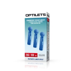 Biotter OPTILETS jednorázové lancety 100 ks