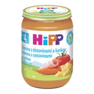 Hipp BABY MENU BIO Zelenina s těstovinami a se šunkou 190 g
