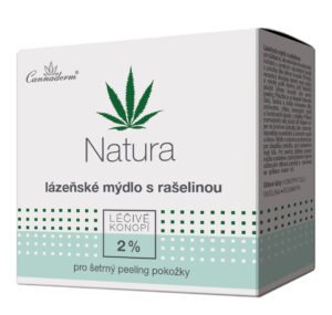 Cannaderm Natura Lázeňské mýdlo s rašelinou 80 g