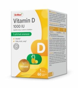 Dr.Max Vitamin D 1000 IU 60 žvýkacích tablet