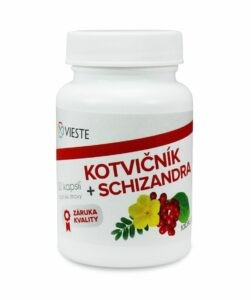 Vieste Kotvičník + Schizandra 30 kapslí