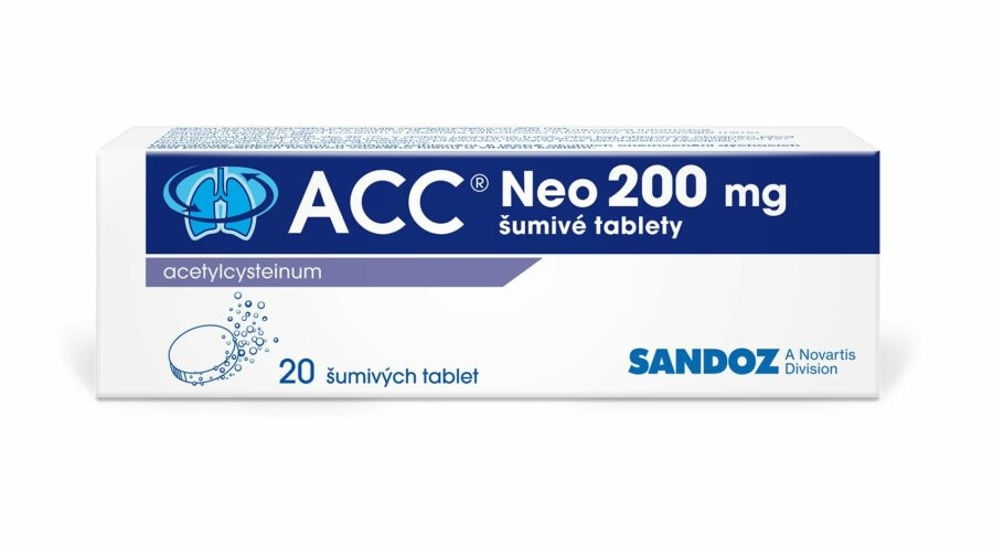 ACC NEO 200 mg 20 šumivých tablet