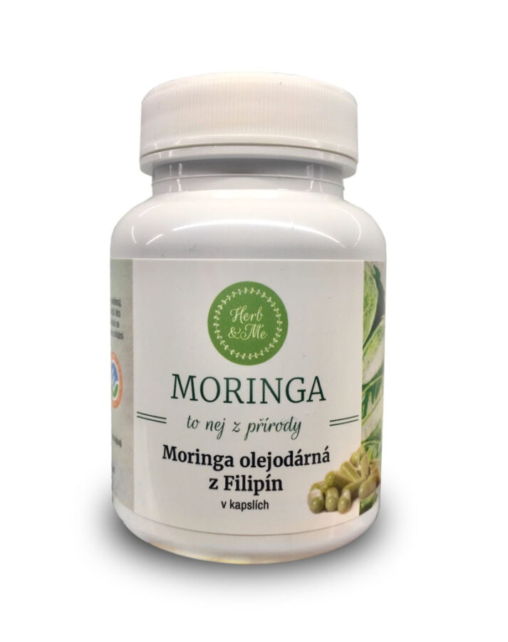 Herb&Me Moringa oleifera veganské kapsle 90 ks