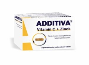 Additiva Vitamin C + zinek 60 tobolek