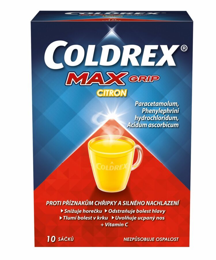 Coldrex MaxGrip Citron 10 sáčků
