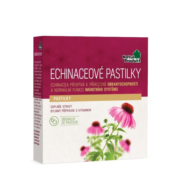 Naturprodukt Echinaceové pastilky 20 ks
