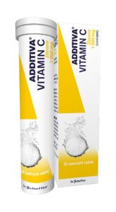 Additiva Vitamin C Zitrone 20 šumivých tablet