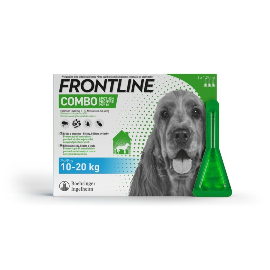 FRONTLINE COMBO pro psy 10-20 kg (M) 3 pipety