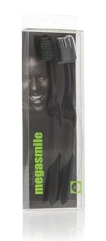 Megasmile Black Whitening zubní kartáček 2 ks