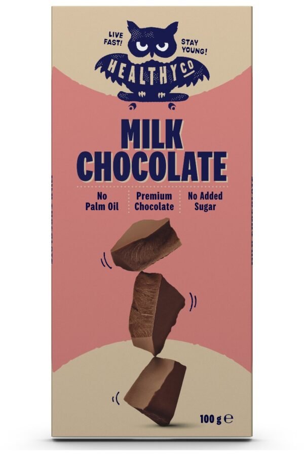 HealthyCo Mléčná čokoláda 100 g