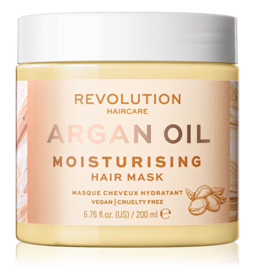 Revolution Haircare Moisturising Argan Oil maska na vlasy 200 ml