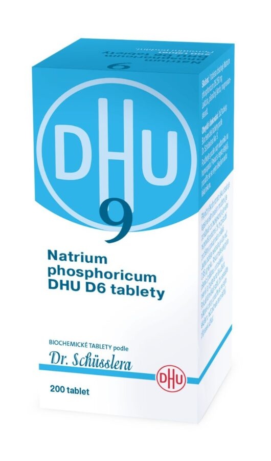 Schüsslerovy soli Natrium phosphoricum DHU D6 200 tablet