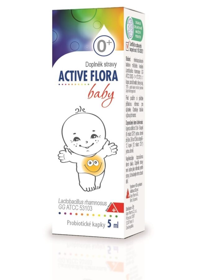 Active Flora baby probiotické kapky 5 ml