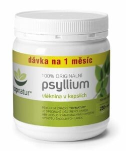 Topnatur Psyllium 250 kapslí