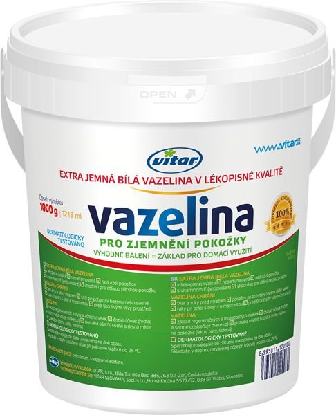 Vitar Vazelína extra jemná bílá 1000 g
